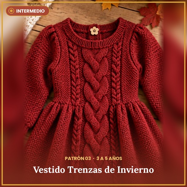 Vestido Trenzas de Invierno