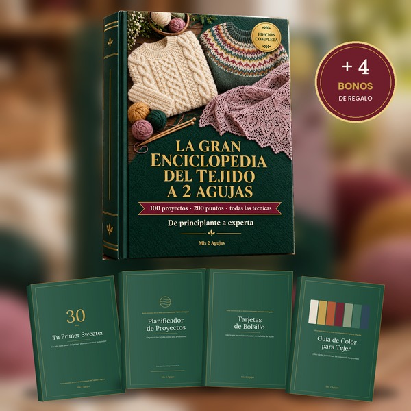 La Gran Enciclopedia del Tejido a 2 Agujas en celular, tablet y libro